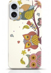 Owl iPhone 16 Plus case Style 16