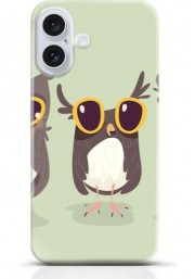 Owl iPhone 16 Plus case Style 9