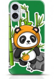 Panda iPhone 16 Plus case Style 4