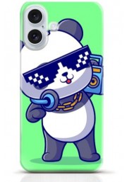 Panda iPhone 16 Plus case Style 8