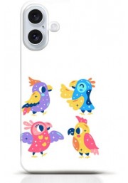 Parrot iPhone 16 case Style 3