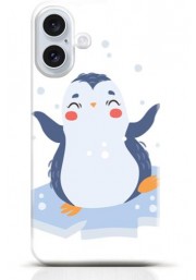Penguin iPhone 16 case Style 14