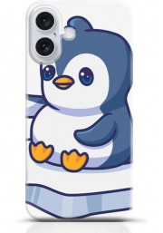 Penguin iPhone 16 case Style 15