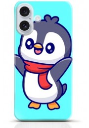 Penguin iPhone 16 case Style 16