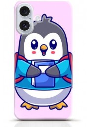 Penguin iPhone 16 case Style 17