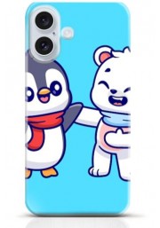 Penguin iPhone 16 case Style 21