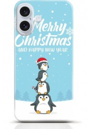 Penguin iPhone 16 case Style 22