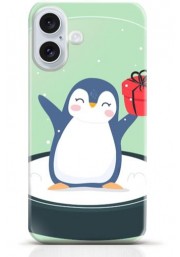 Penguin iPhone 16 case Style 3