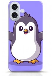 Penguin iPhone 16 case Style 7