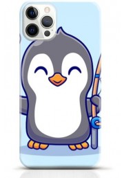 Penguin iPhone 16 Pro Max case Style 19