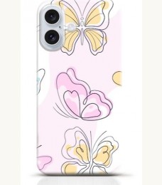 Butterfly iPhone 16 Plus case Style 9