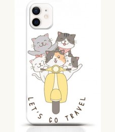 Cat iPhone 12 mini case Style 17