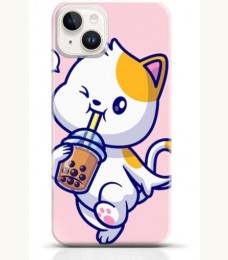 Cat iPhone 15 Plus case Style 14