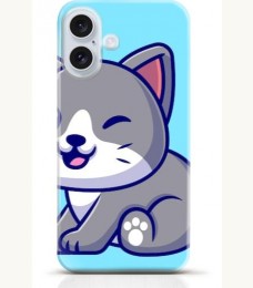 Cat iPhone 16 case Style 23