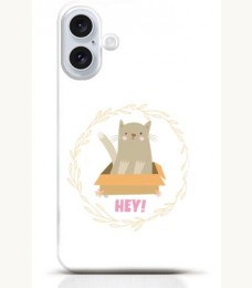 Cat iPhone 16 case Style 4