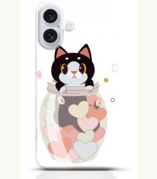 Cat iPhone 16 case Style 7