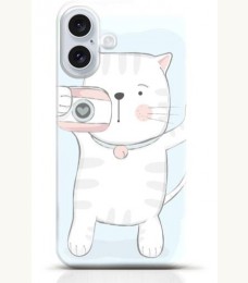 Cat iPhone 16 case Style 9