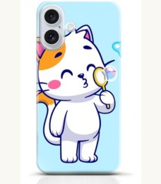 Cat iPhone 16 Plus case Style 11