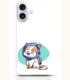 Cat iPhone 16 Plus case Style 12