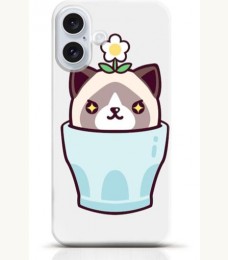 Cat iPhone 16 Plus case Style 19