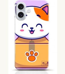 Cat iPhone 16 Plus case Style 20
