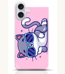 Cat iPhone 16 Plus case Style 8