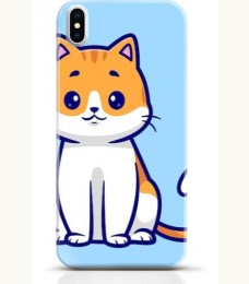 Cat iPhone XS case Style 24