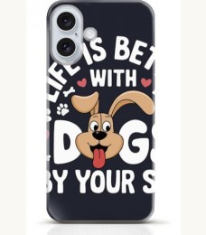 Dog iPhone 16 Plus case Style 3
