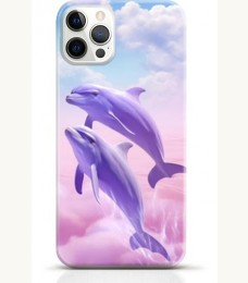 Dolphin iPhone 12 Pro case Style 2