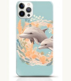 Dolphin iPhone 12 Pro case Style 3