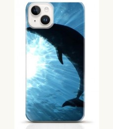 Dolphin iPhone 15 case Style 14