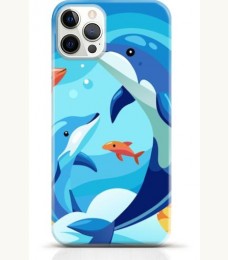 Dolphin iPhone 15 Pro Max case Style 8