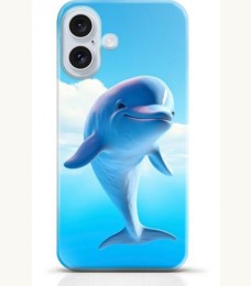 Dolphin iPhone 16 case Style 1