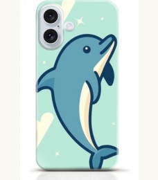 Dolphin iPhone 16 case Style 19