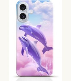 Dolphin iPhone 16 case Style 2