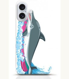 Dolphin iPhone 16 case Style 20