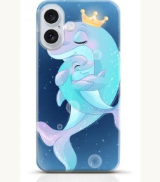 Dolphin iPhone 16 case Style 25