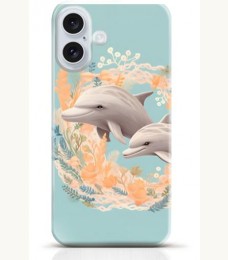Dolphin iPhone 16 case Style 3