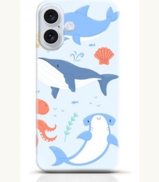 Dolphin iPhone 16 case Style 9