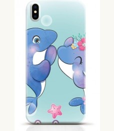 Dolphin iPhone XS case Style 17
