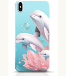 Dolphin iPhone XS case Style 6