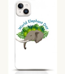 Elephant iPhone 14 Plus case Style 14