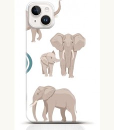 Elephant iPhone 15 case Style 7