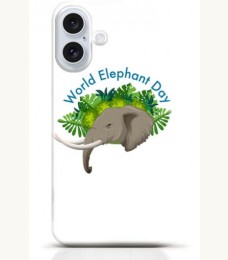 Elephant iPhone 16 case Style 14