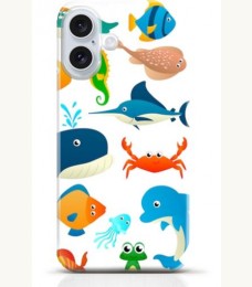 Fish iPhone 16 case Style 6