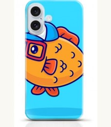 Fish iPhone 16 Plus case Style 16