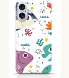 Fish iPhone 16 Plus case Style 24