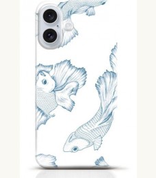Fish iPhone 16 Plus case Style 25