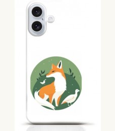 Fox iPhone 16 Plus case Style 1