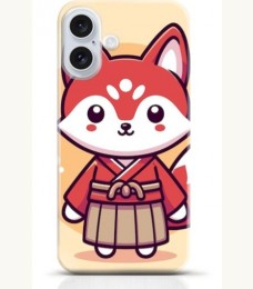 Fox iPhone 16 Plus case Style 11